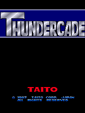 Thundercade / Twin Formation Title Screen