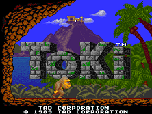 Toki (World, set 1) Title Screen