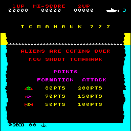 Tomahawk 777 (rev 5) Title Screen