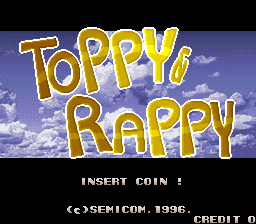 Toppy & Rappy Title Screen