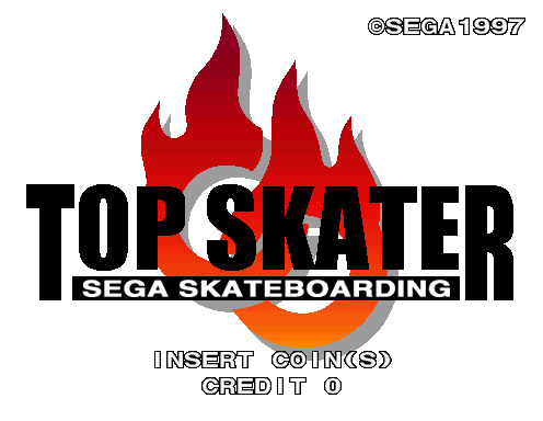 Top Skater (Japan) Title Screen