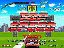 Top Speed (World) Title Screen