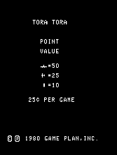 Tora Tora (prototype?) Title Screen