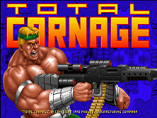 Total Carnage (rev LA1 03/10/92) Title Screen