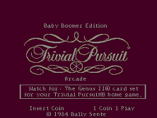 Trivial Pursuit (Baby Boomer Edition) (3/20/85) Title Screen