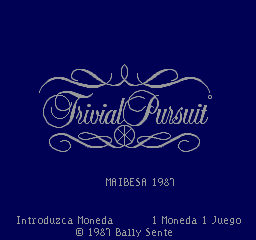 Trivial Pursuit (Spanish) Title Screen