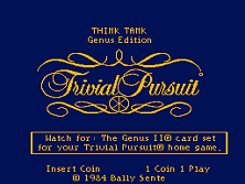 Trivial Pursuit (Think Tank - Genus Edition) (set 1) Title Screen