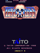 Truxton / Tatsujin Title Screen