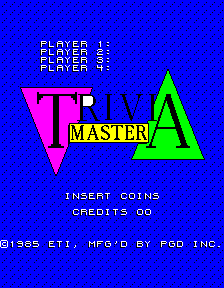 Trivia Master (set 1) Title Screen