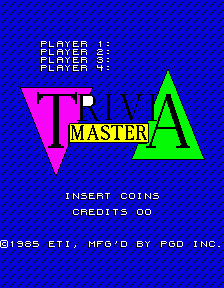 Trivia Master (set 4) Title Screen