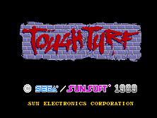 Tough Turf (set 2, Japan) (8751 317-0104) Title Screen