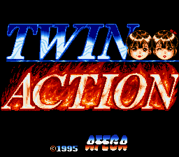 Twin Action Title Screen
