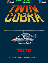 Twin Cobra (World) Title Screen