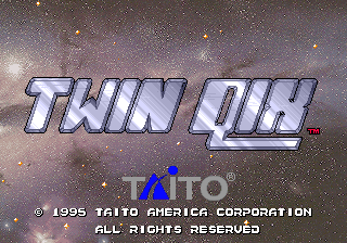Twin Qix (Ver 1.0A 1995/01/17, prototype) Title Screen