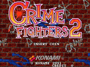 Crime Fighters 2 (Japan, 2 Players, ver. P) Title Screen