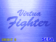 Virtua Fighter Title Screen