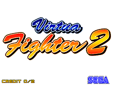 Virtua Fighter 2 (Version 2.1) Title Screen