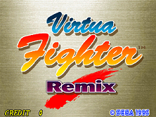 Virtua Fighter Remix (JUETBKAL 950428 V1.000) Title Screen