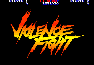 Violence Fight (Japan) Title Screen