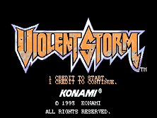 Violent Storm (ver EAC) Title Screen