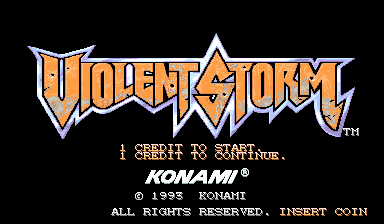 Violent Storm (ver UAB) Title Screen