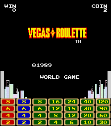 Vegas Roulette Title Screen