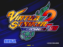 Virtua Striker 2 '99.1 (Revision B) Title Screen