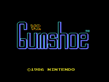 Vs. Gumshoe (set GM5) Title Screen