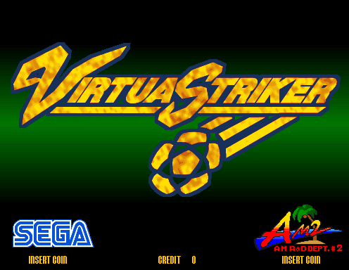 Virtua Striker (Revision A) Title Screen