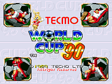 Tecmo World Cup '90 (World) Title Screen