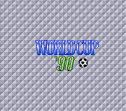 Worldcup '90 Title Screen