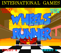 Wheels Runner Title Screen