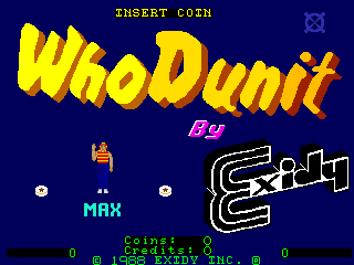 Who Dunit (version 9.0) Title Screen