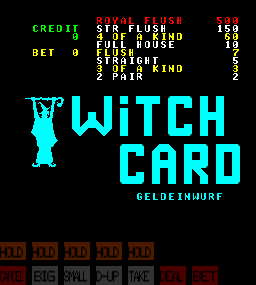 Witch Card (German, WC3050, set 2 ) Title Screen