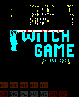 Witch Game (Video Klein, set 1) Title Screen
