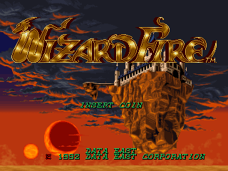 Wizard Fire (US v1.1) Title Screen