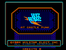 Wiz Warz (prototype) Title Screen