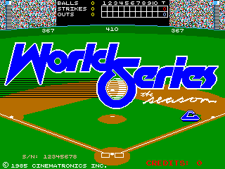World Series: The Season Title Screen
