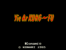 Yie Ar Kung-Fu (program code I) Title Screen