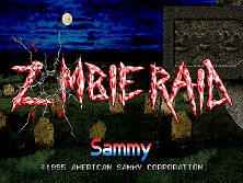 Zombie Raid (9/28/95, US) Title Screen