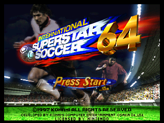 International Superstar Soccer 64 Usa Rom N64 Roms Emuparadise