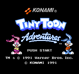 Resultado de imagen de tiny toons nes