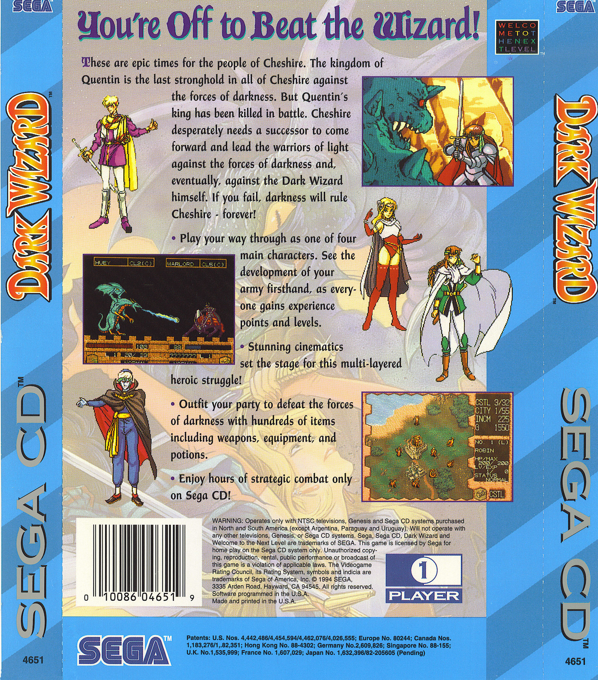 dark wizard sega cd rom