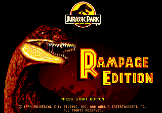 Jurassic Park - Rampage Edition (USA, Europe) ROM < Genesis ROMs