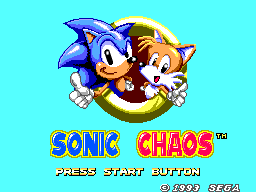 SONIC CHAOS [EUROPE] - Sega Master System (SMS) rom download