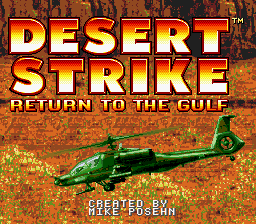 super nintendo desert strike