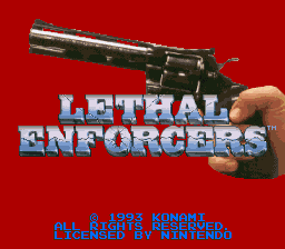 lethal enforcers snes