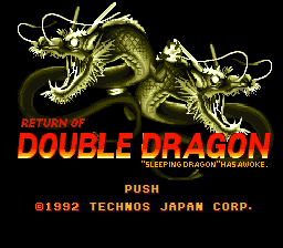 Return of Double Dragon (Compatible with Aftermarket SNES systems