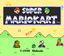 super mario kart snes rom usa