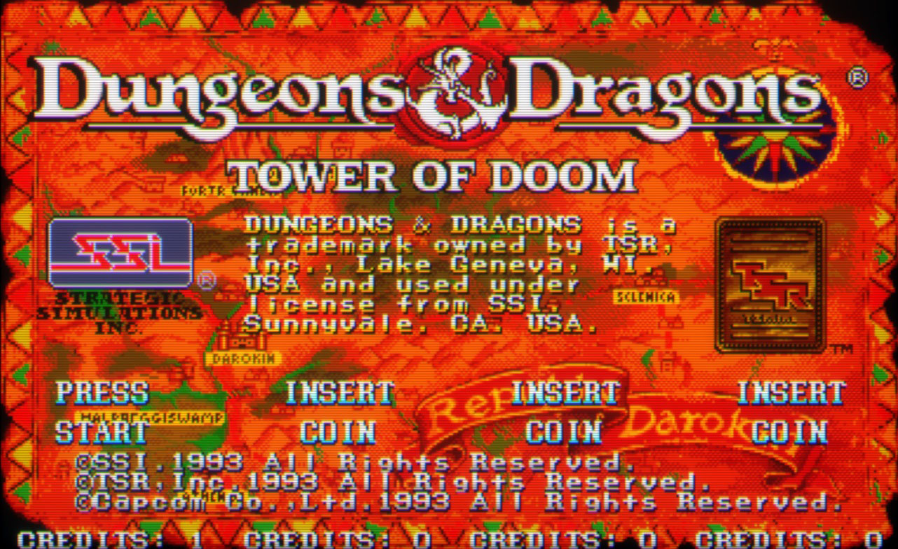 Dungeons And Dragons Tower Of Doom Euro 940113 Rom